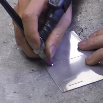 1mm不锈钢点焊|1mm紫铜连续焊焊接演示